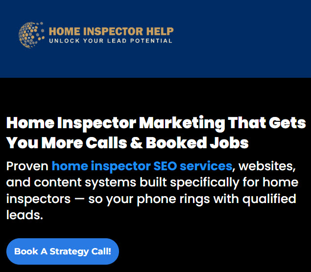Home Inspector Help helps home inspectors with digital marketing